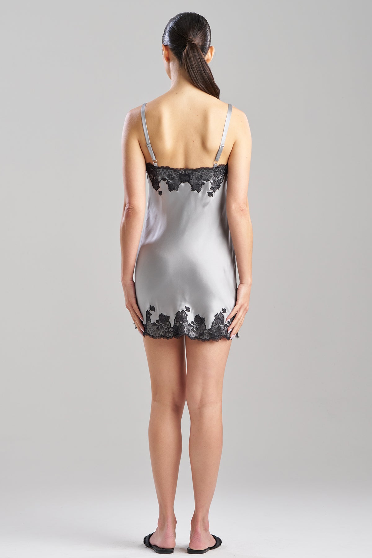 Lolita Chemise Silver/Black Natori