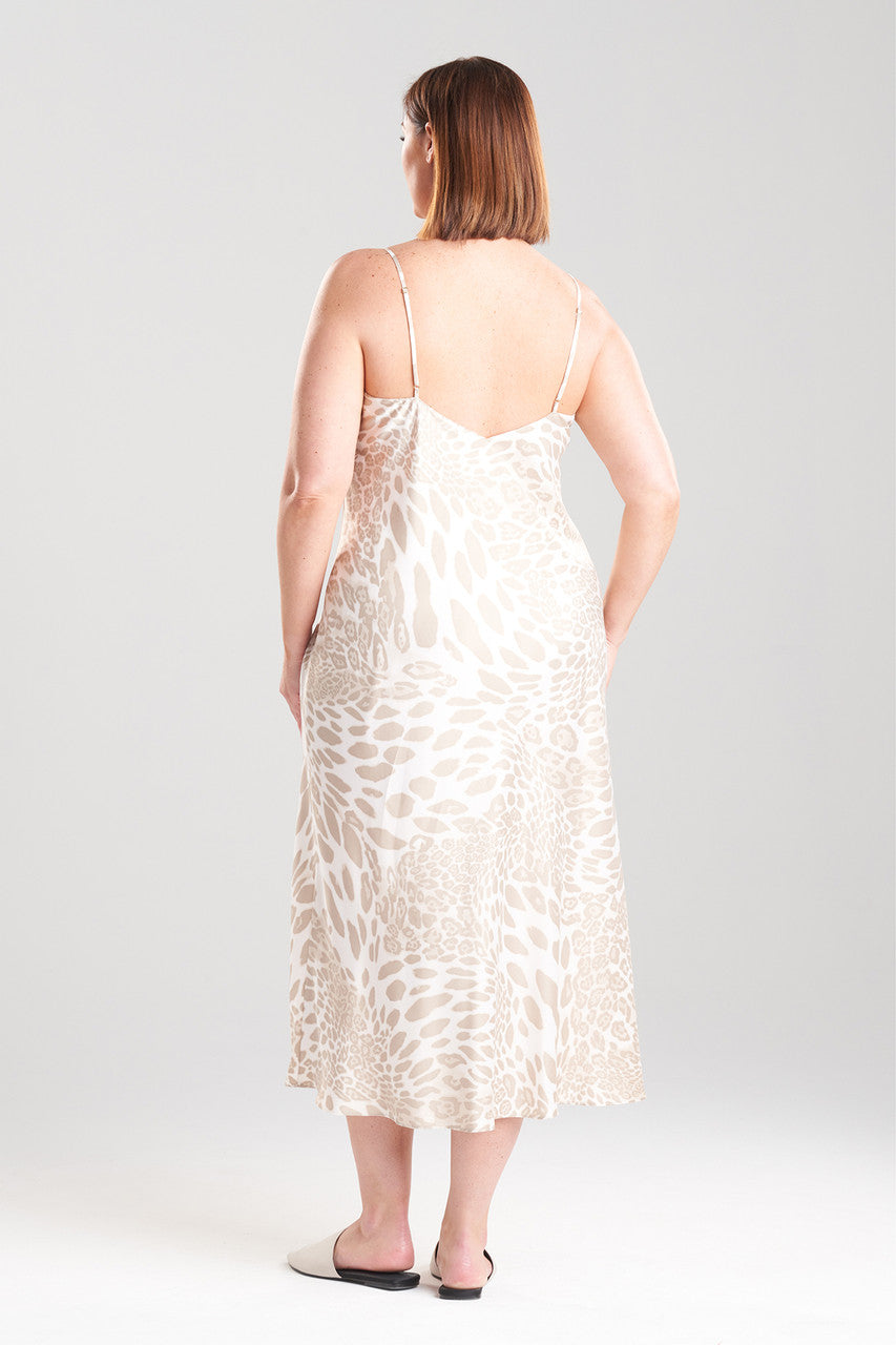 Buy Luxe Leopard Gown in Sand Taupe Online Sand Taupe Natori