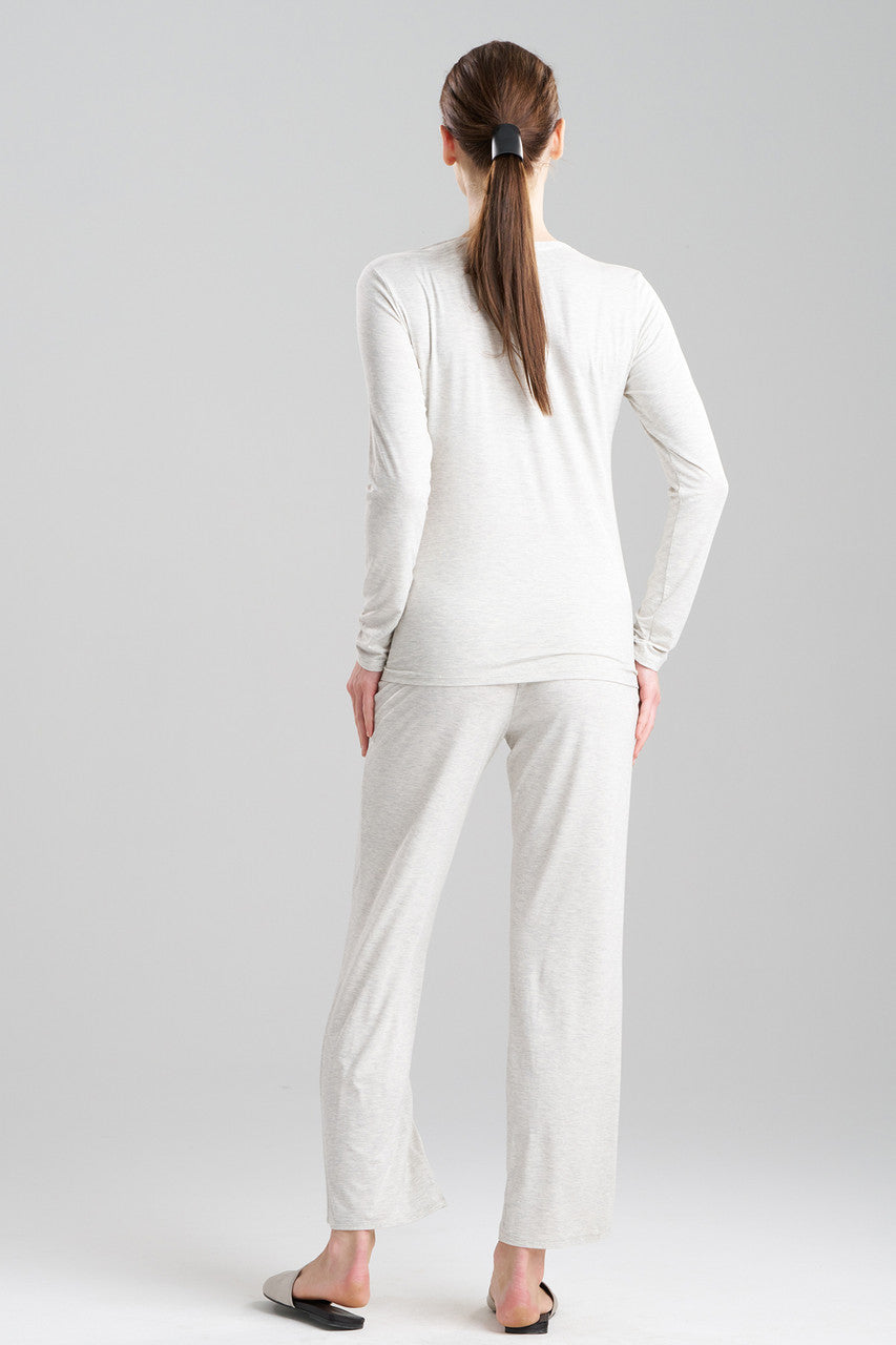 Buy Feathers Essentials Lenzing™ Ecovero™ Viscose PJ in Heather Pebblestone Online Heather Pebblestone Natori
