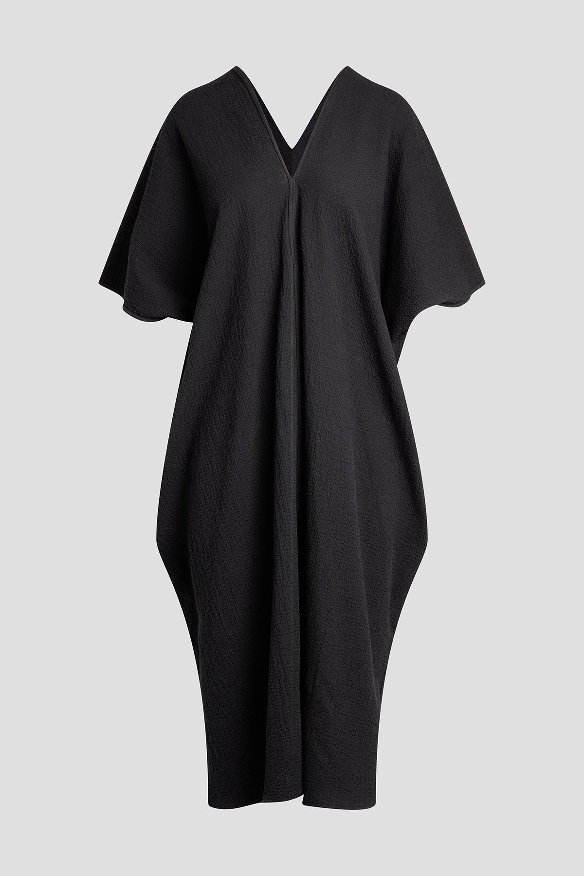 Onsen Cotton Caftan Black Natori