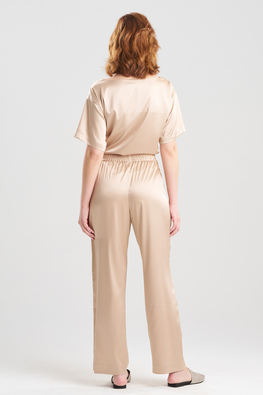 Buy Glamour Straight Leg Pants in Café Online Café Natori