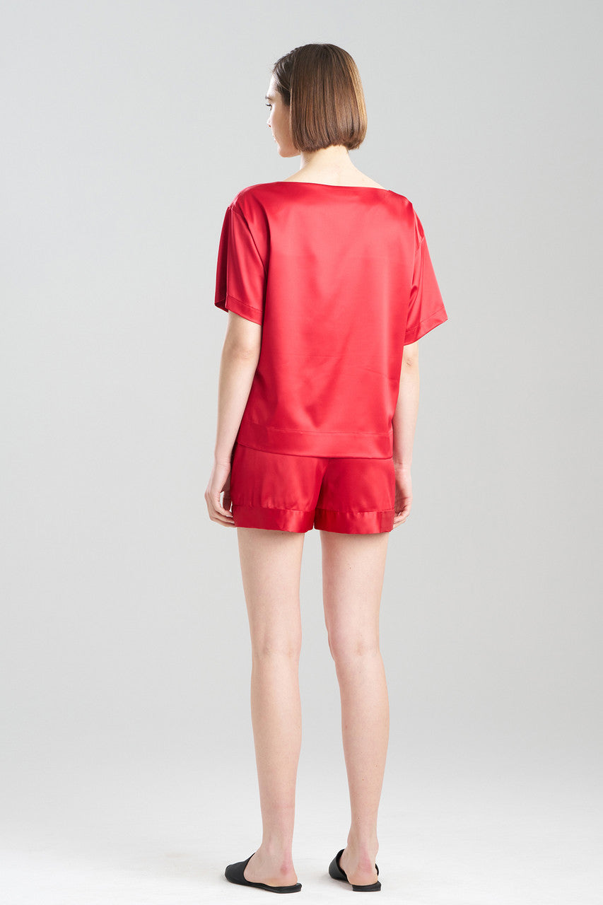 Buy Glamour Top in Brocade Red Online Brocade Red Natori