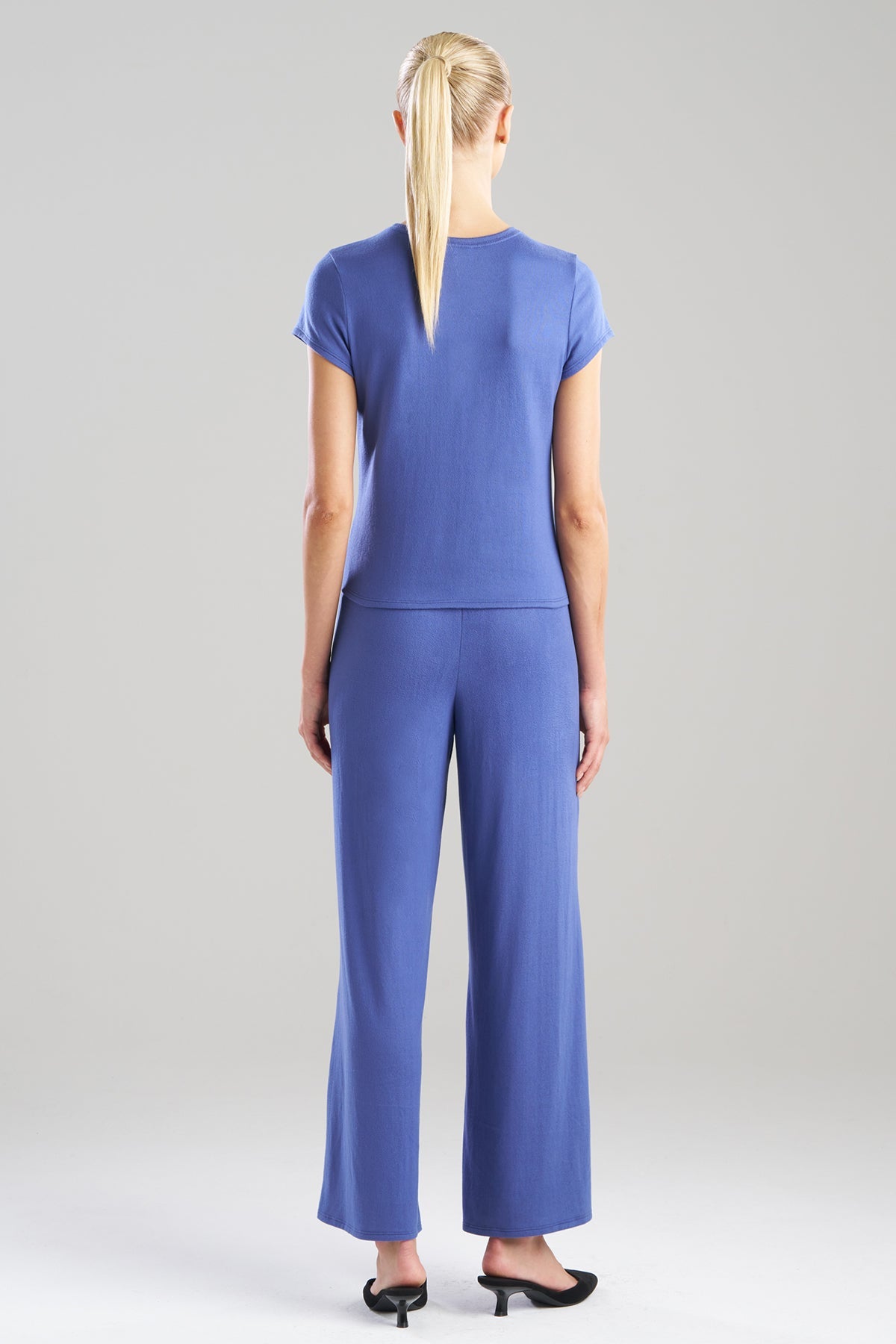 Bliss Essentials Short Sleeve PJ Set Bluefrost Natori