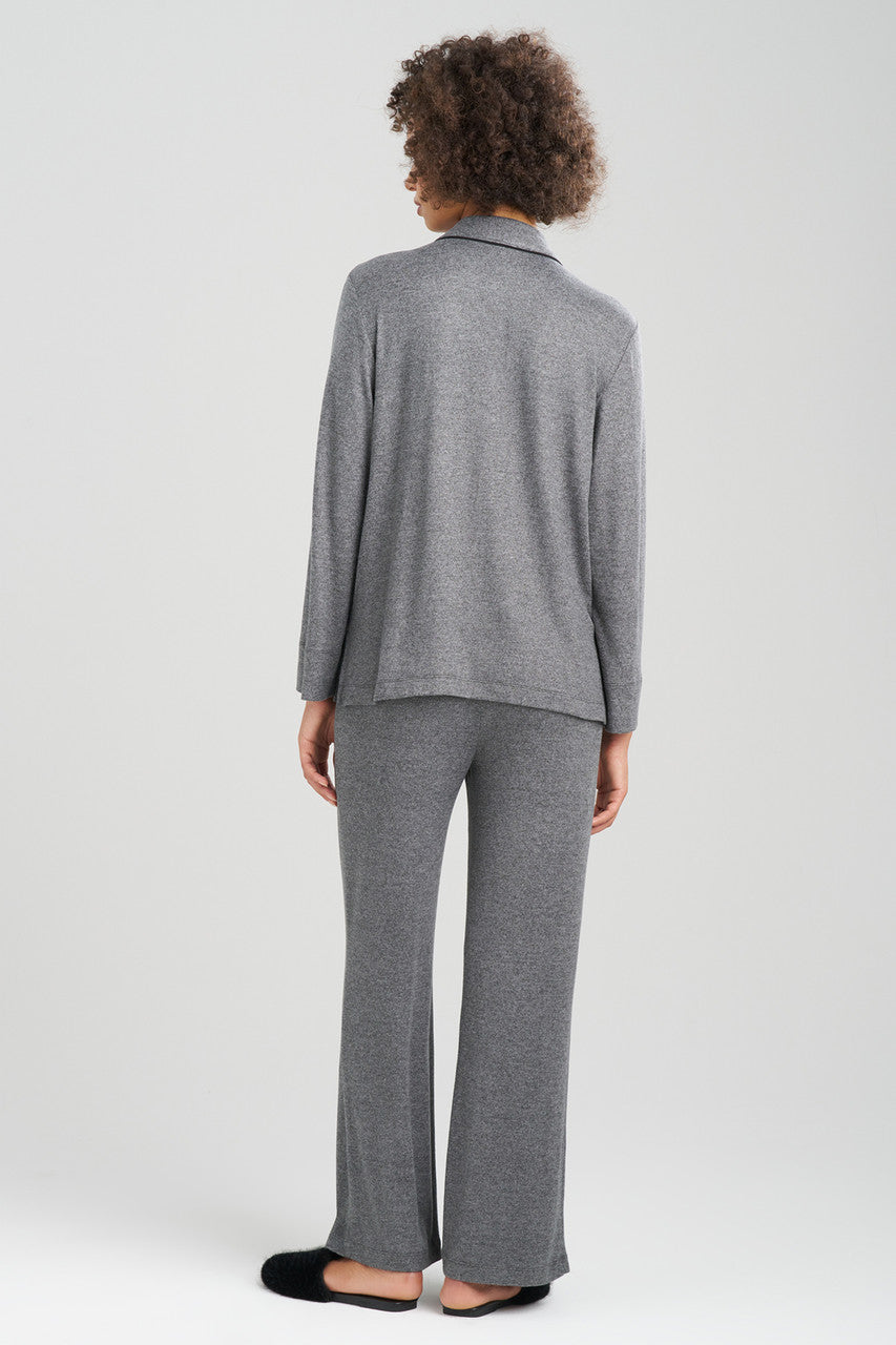 Buy Oasis Notch PJ in Charcoal Online Charcoal Natori