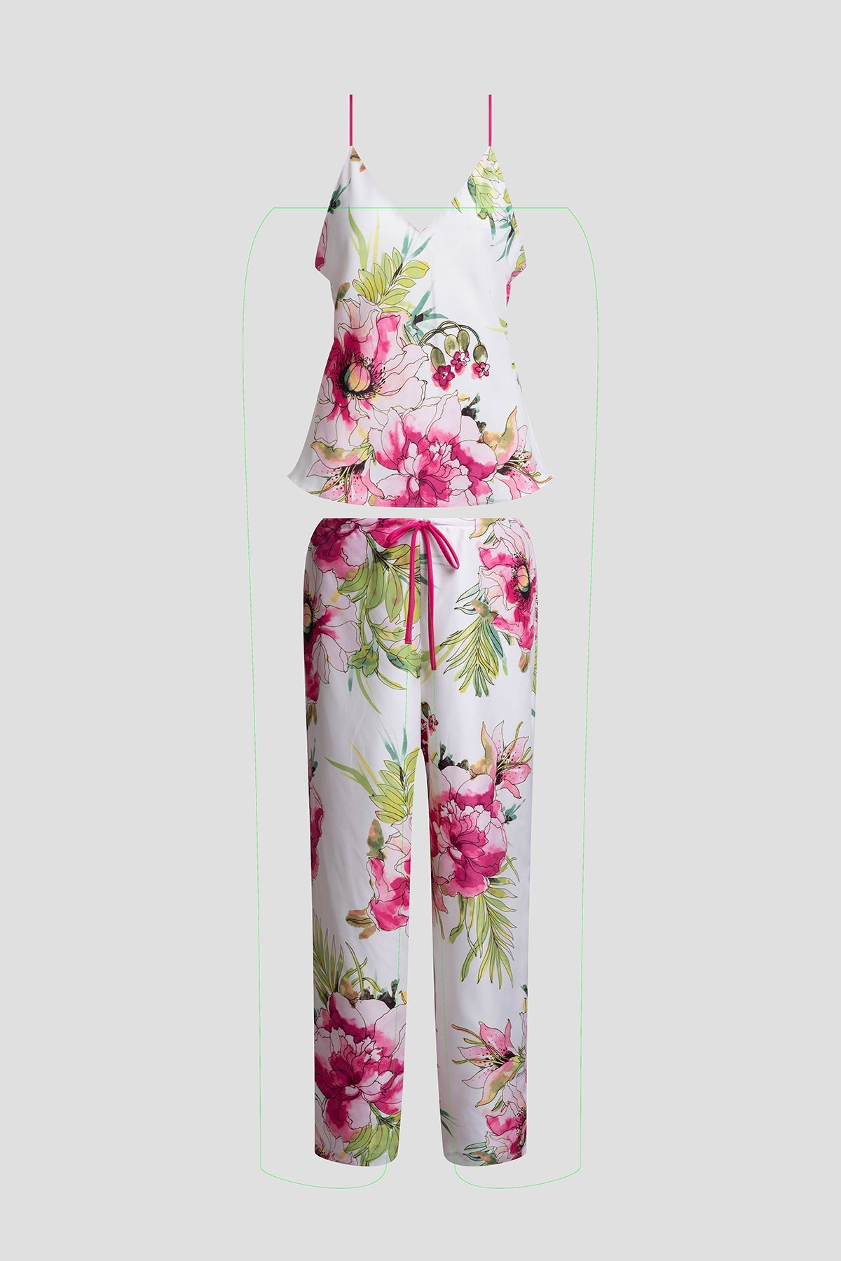 Sonomi Cami PJ White Multi Natori