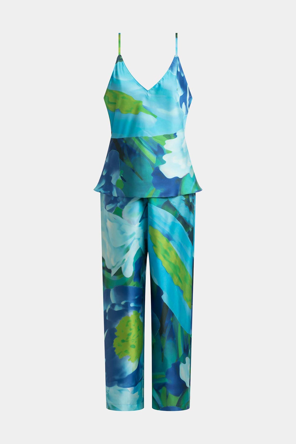 Garbo Cami PJ Blue Multi Natori