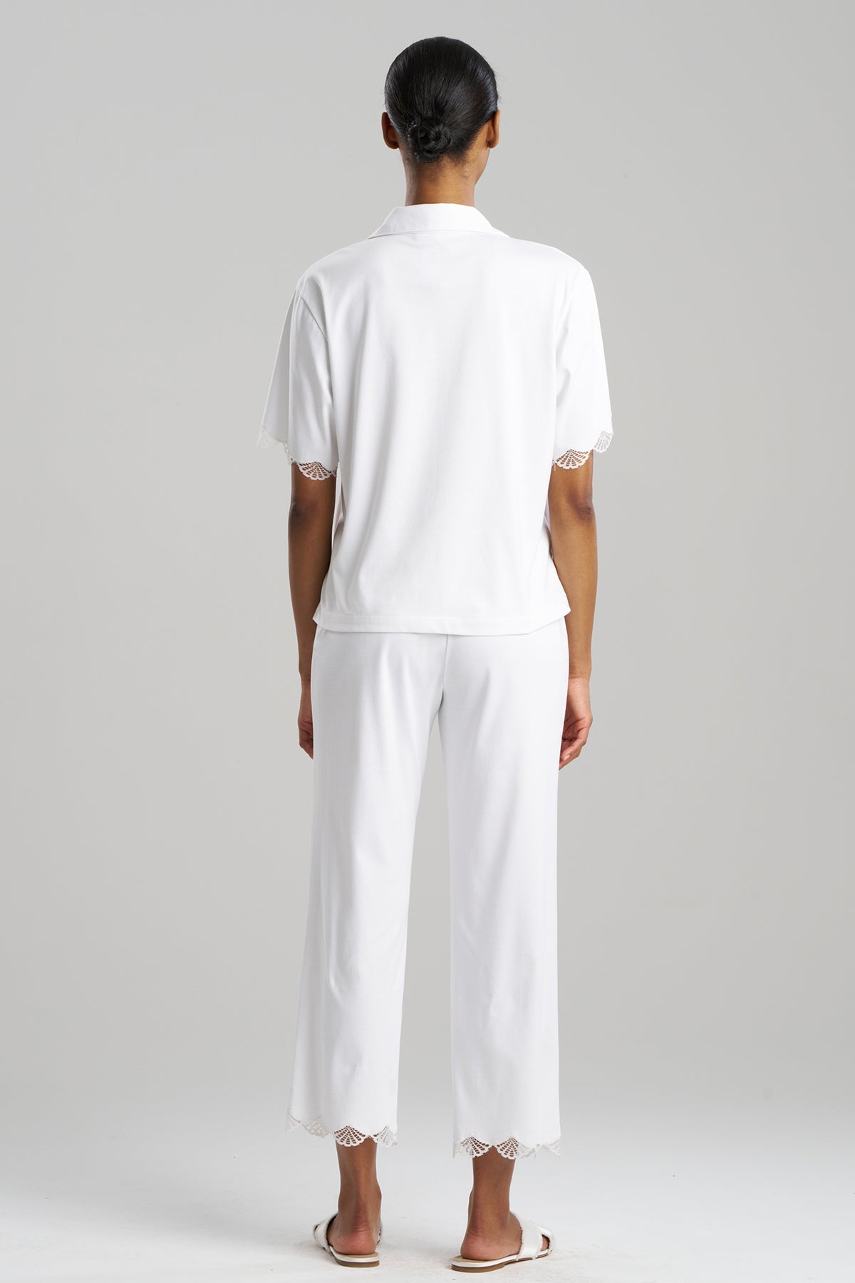 Bliss Serenity Cotton Short Sleeve PJ White Natori