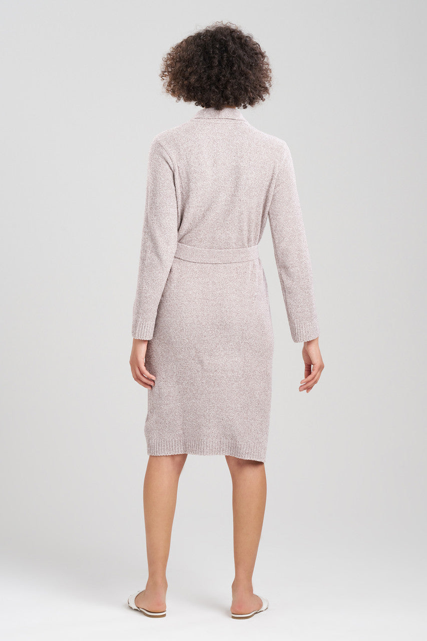 Buy Aura Heather Chenille Robe in Truffle Online Truffle Natori