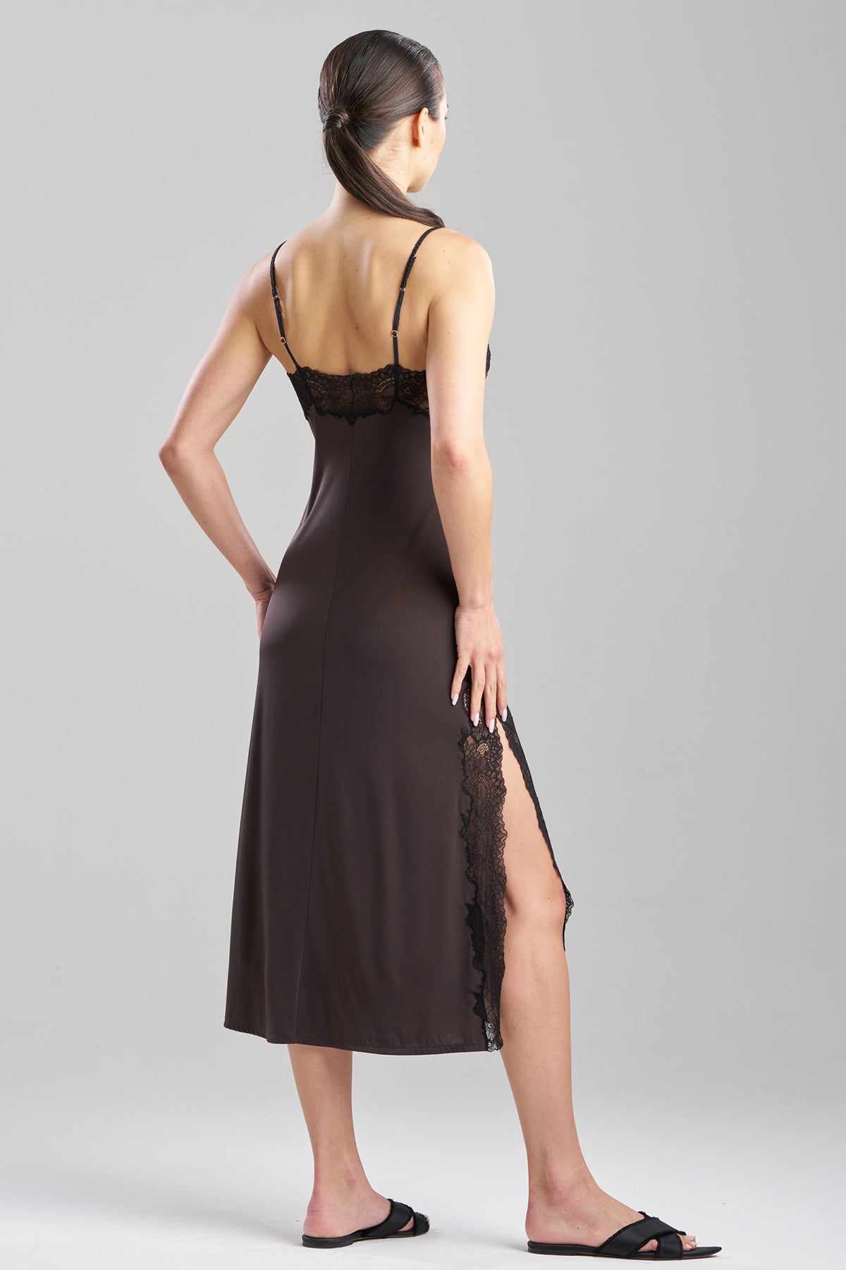 Enchant Slip Dress Espresso Natori