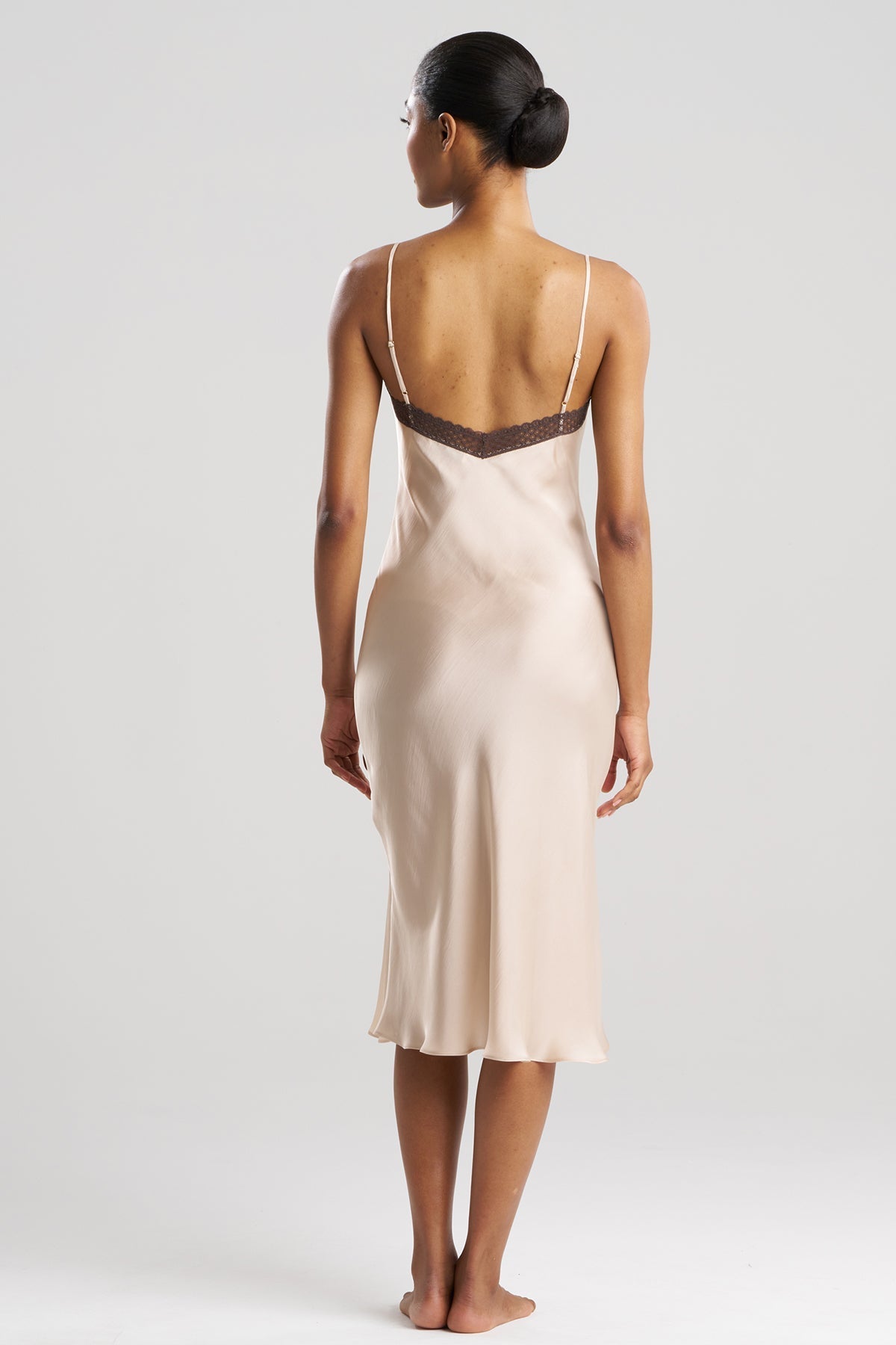 Ashley Icon Lace Slip Dress Cream Natori