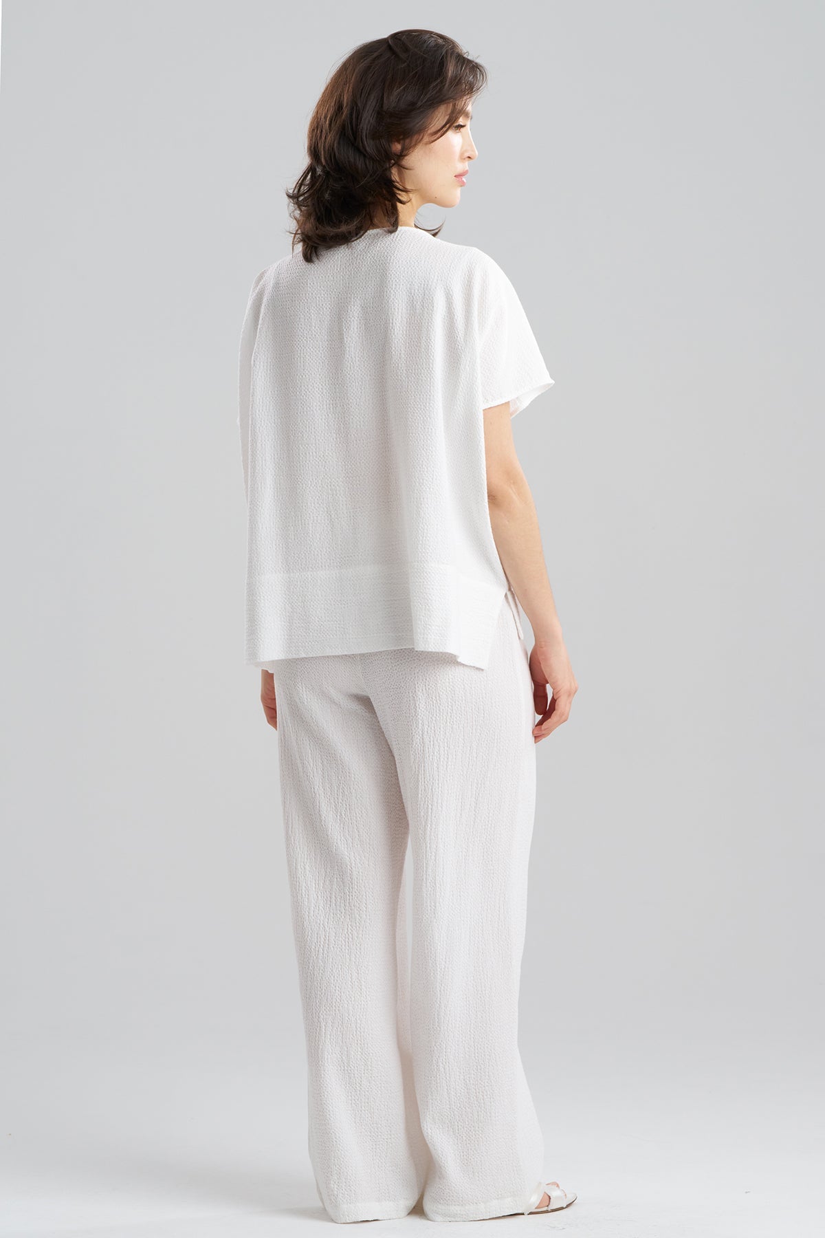 Onsen Cotton Wedge Top White Natori