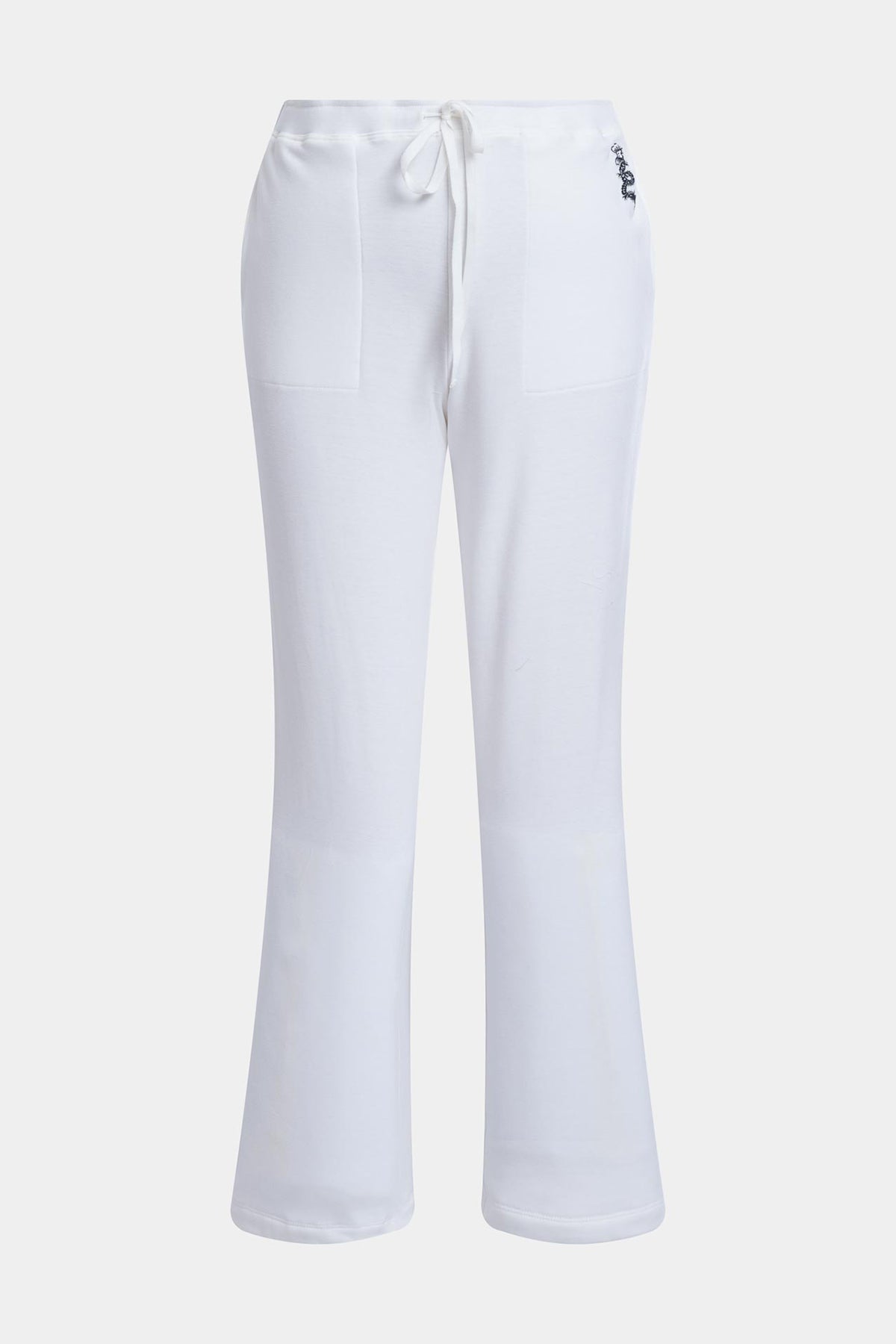 Cocoon Brushed French Terry Straight Leg Pants White Natori