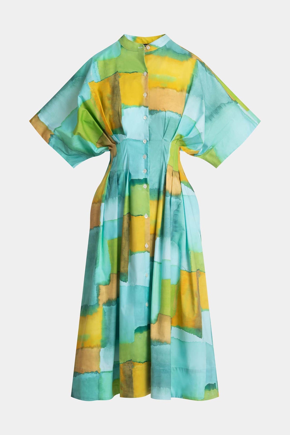 Chiyo Cotton Dress Mizu Blue Natori