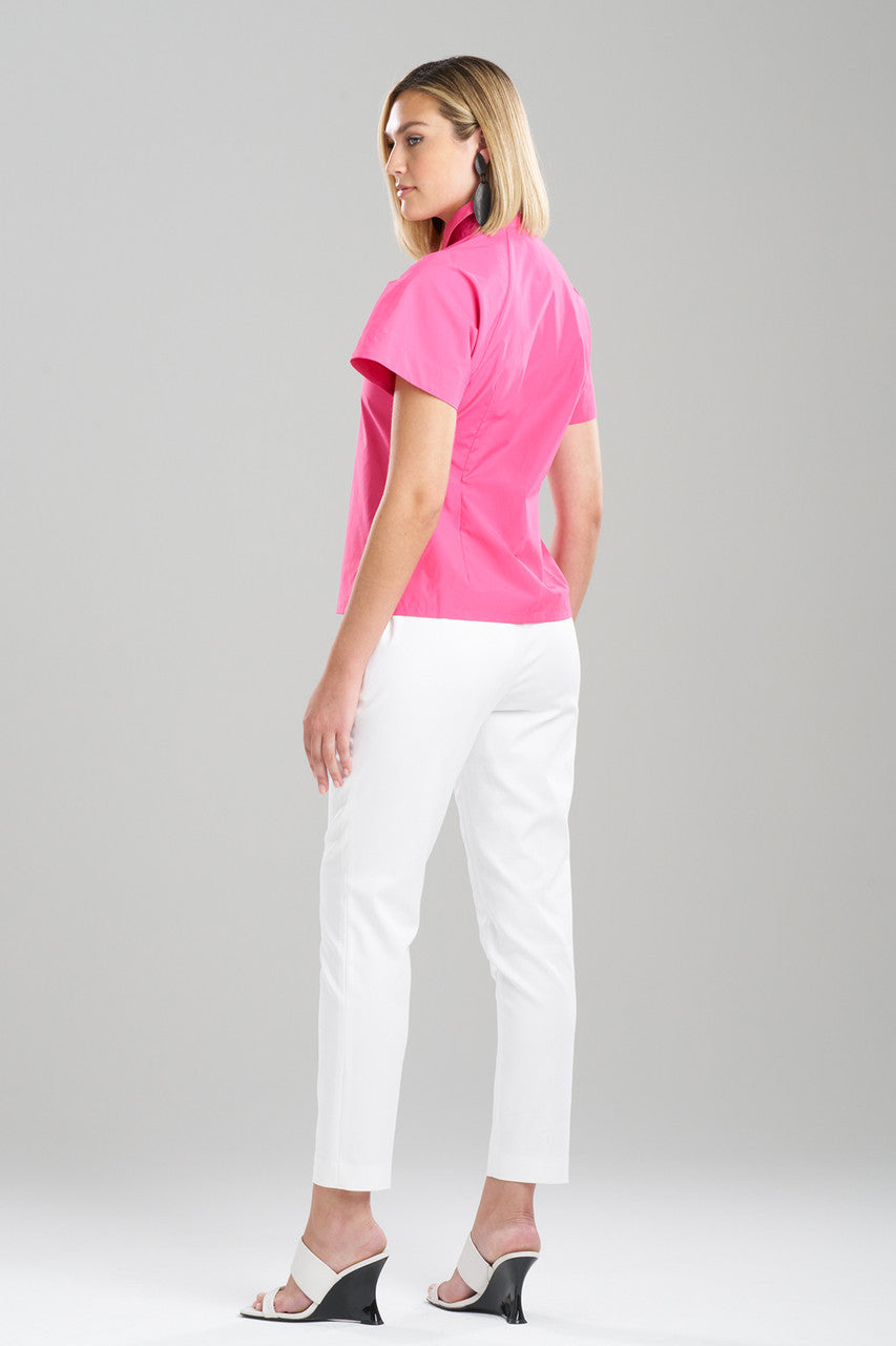 Buy Techno Poplin Shirt in Electric Pink Online Electric Pink Natori