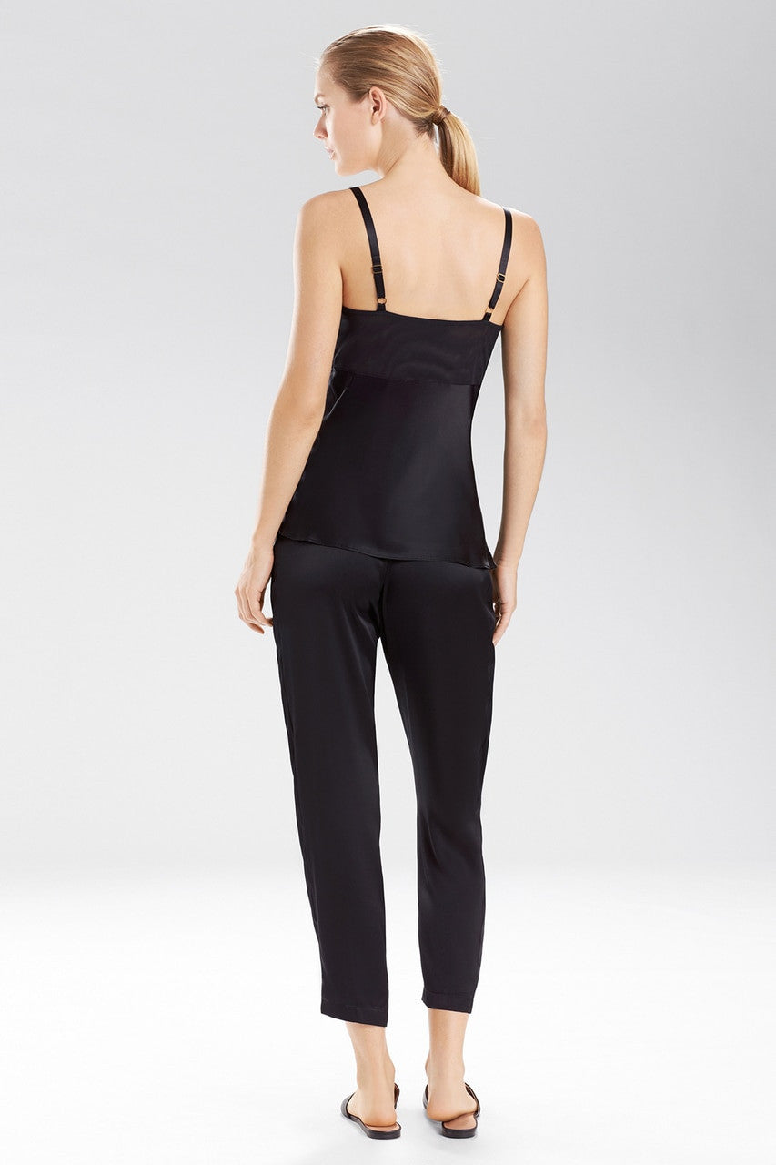 Buy Rose Parfait Camisole with Lace in Black Online Black Natori