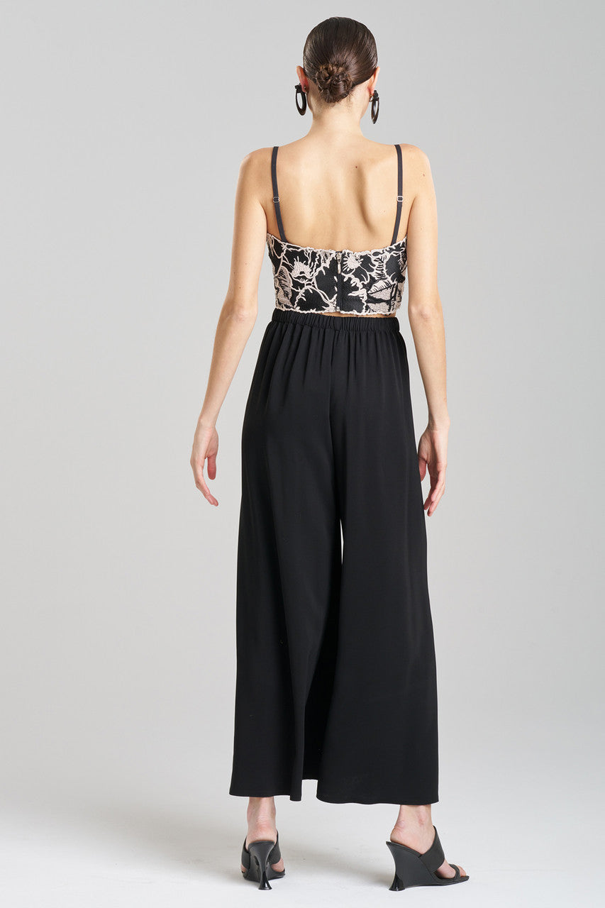 Buy Cote D'Azur Embroidered Lace Bustier in Cream/Black Online Cream/Black Natori