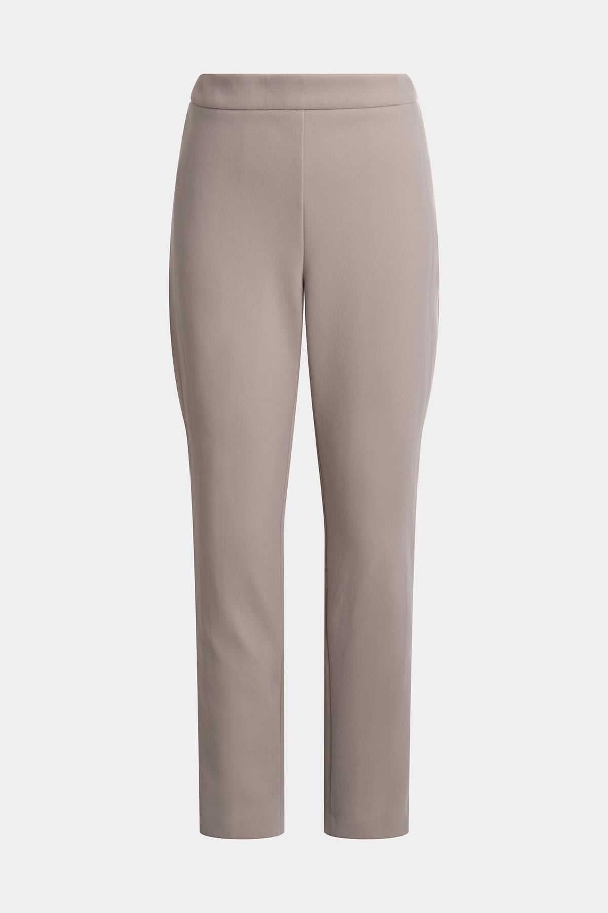 Techno Crepe Side Zip Ankle Pants Taupe Natori