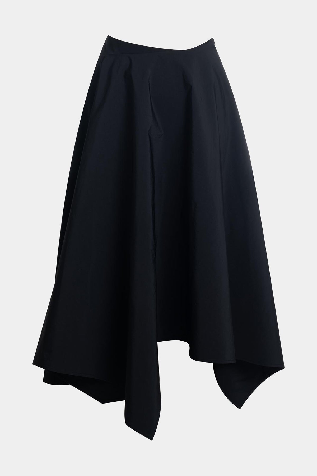 Taffeta Origami Maxi Skirt Black Natori