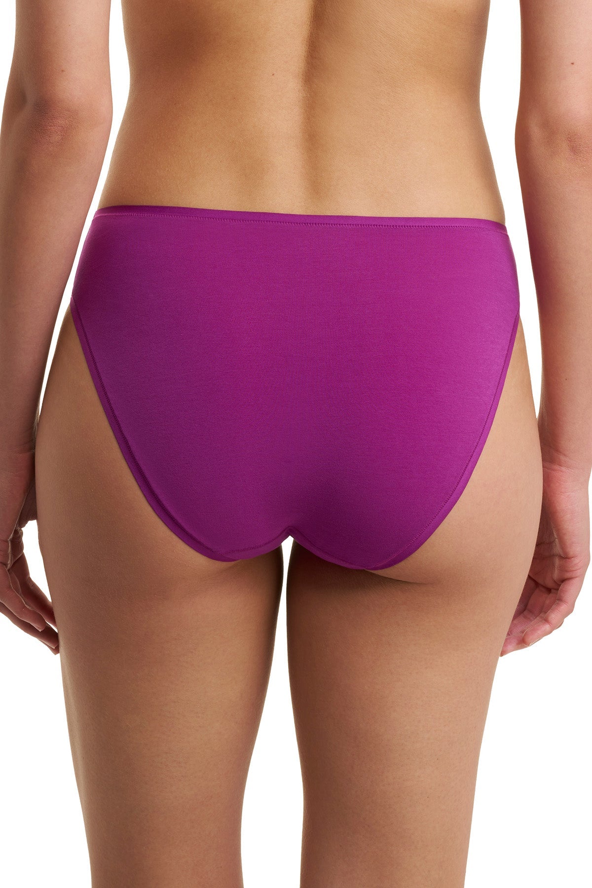 Bliss Bare Cotton High Cut Brief Mad Magenta Natori