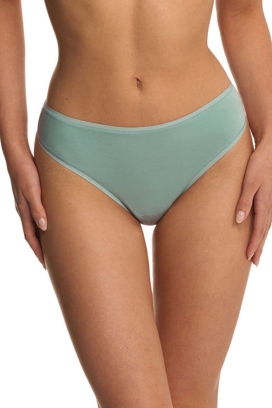Bliss Bare Cotton Thong Succulent Natori
