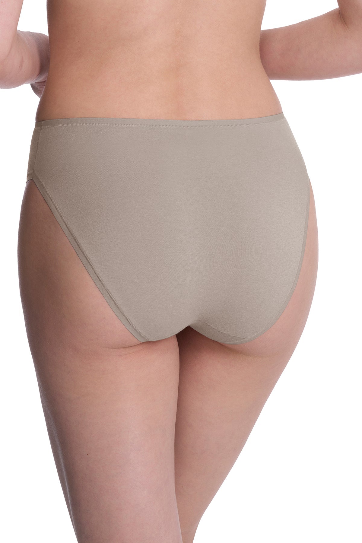 Bliss Bare Cotton High Cut Brief Smoky Natori