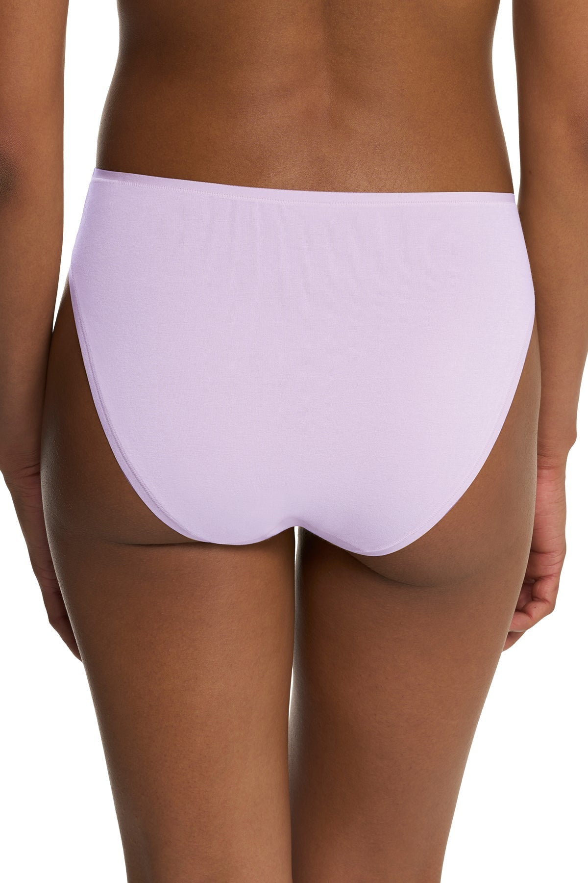 Bliss Bare Cotton High Cut Brief Pale Purple Natori