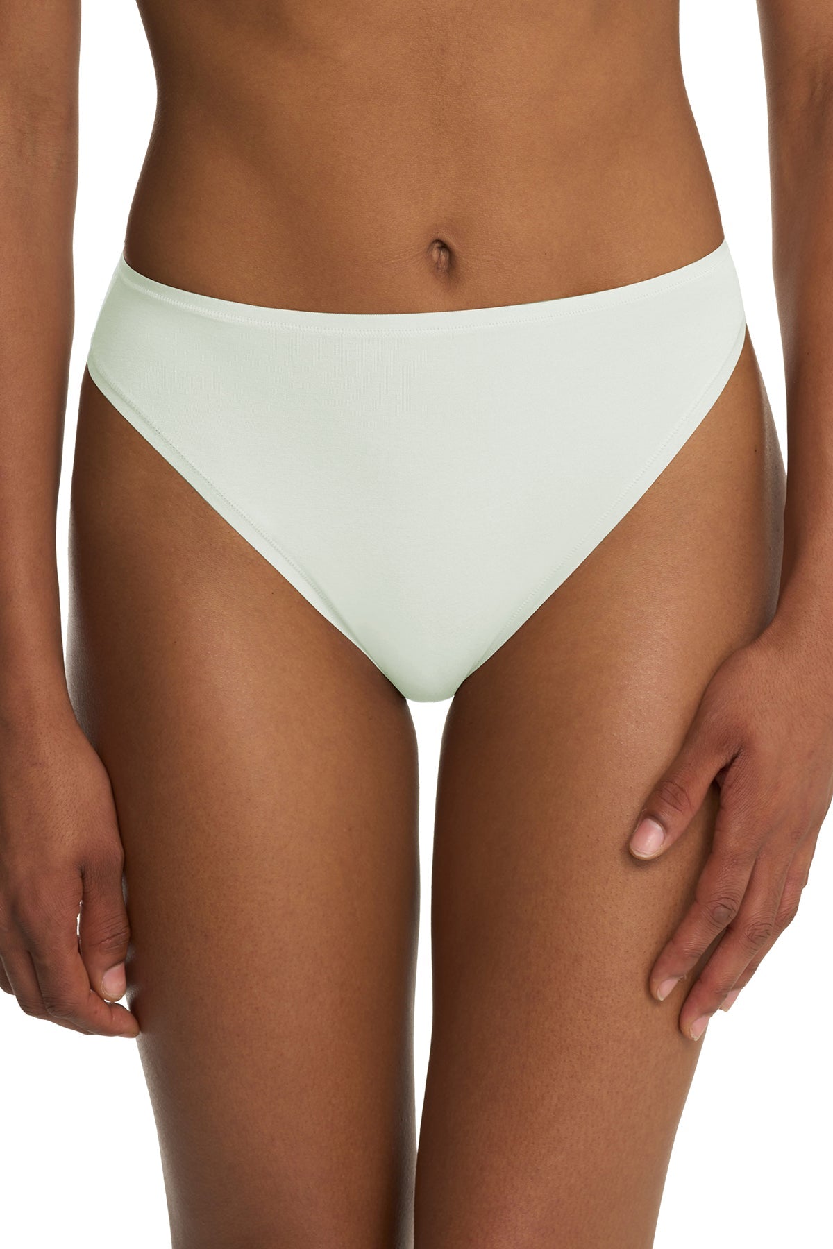 Bliss Bare Cotton High Cut Brief 3-Pack Iced Mint/Wild Petal/Misty Orchid Natori