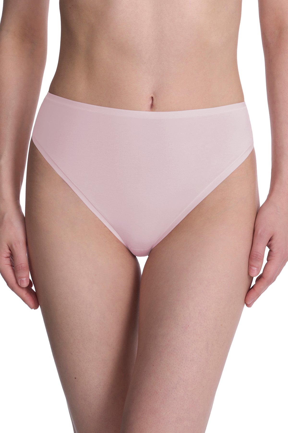 Bliss Bare Cotton High Cut Brief 3-Pack Misty Orchid/Iced Mint/Dark Cobalt Natori