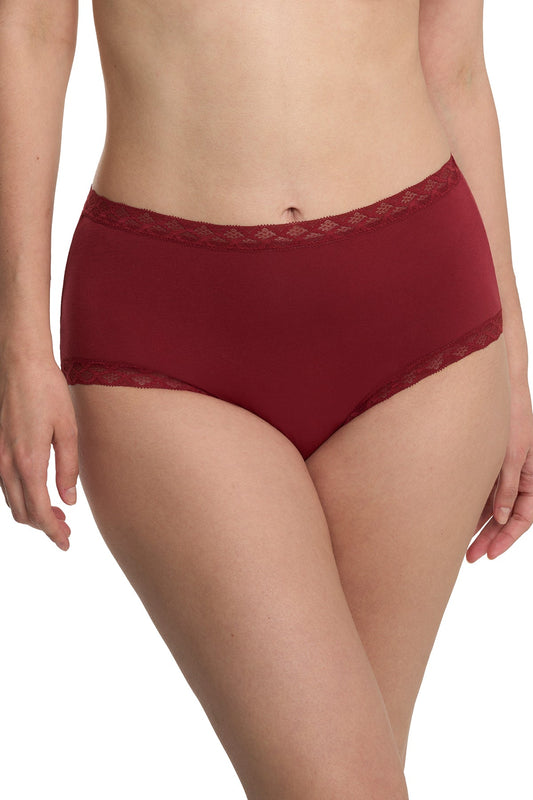Bliss Full Brief Dk Red Natori