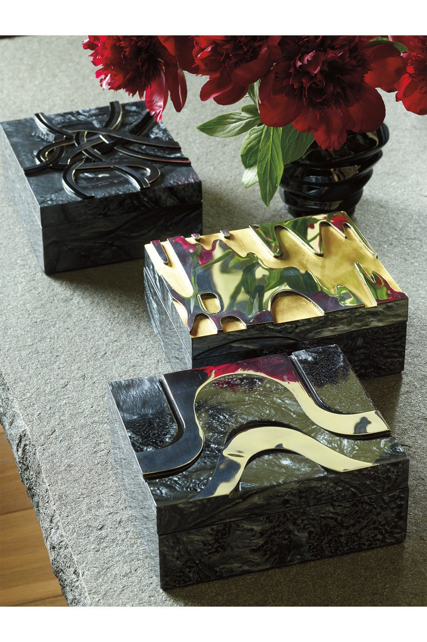 Buy Cebu Box in Black & Gold Online Black & Gold Natori