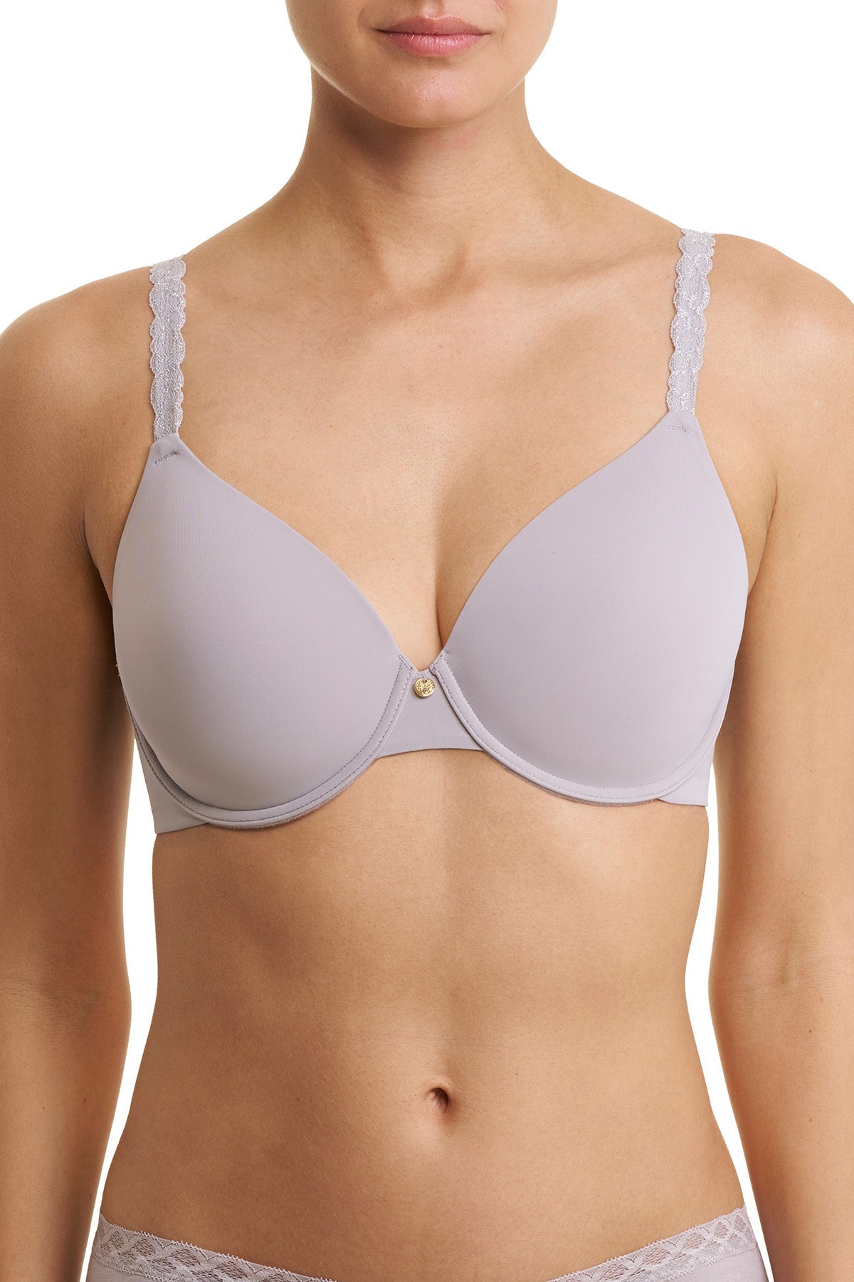 Pure Luxe Custom Coverage Contour Underwire Bra Luster/Silver Natori