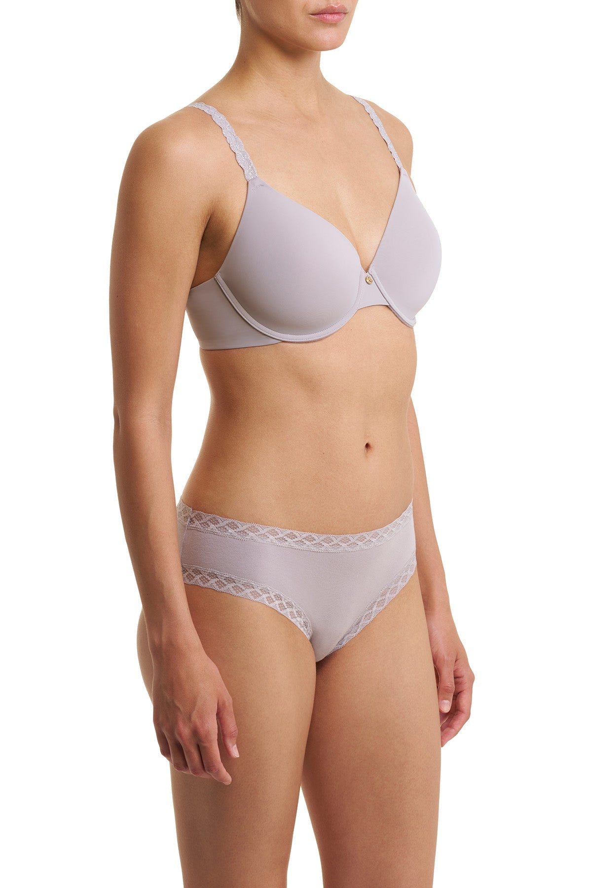 Pure Luxe Custom Coverage Contour Underwire Bra Luster/Silver Natori