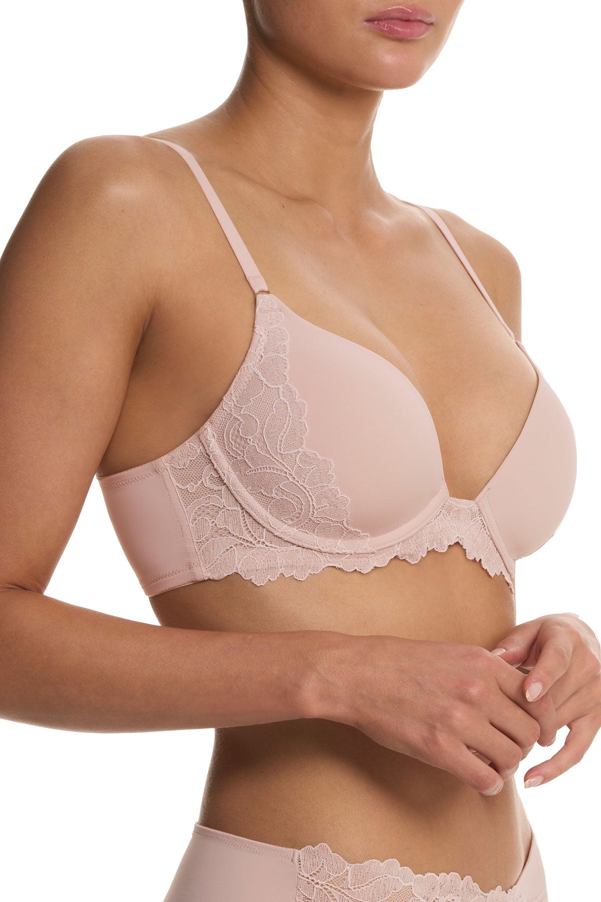 Peony Demi T-Shirt Bra Rose Beige/Pink Pearl Natori