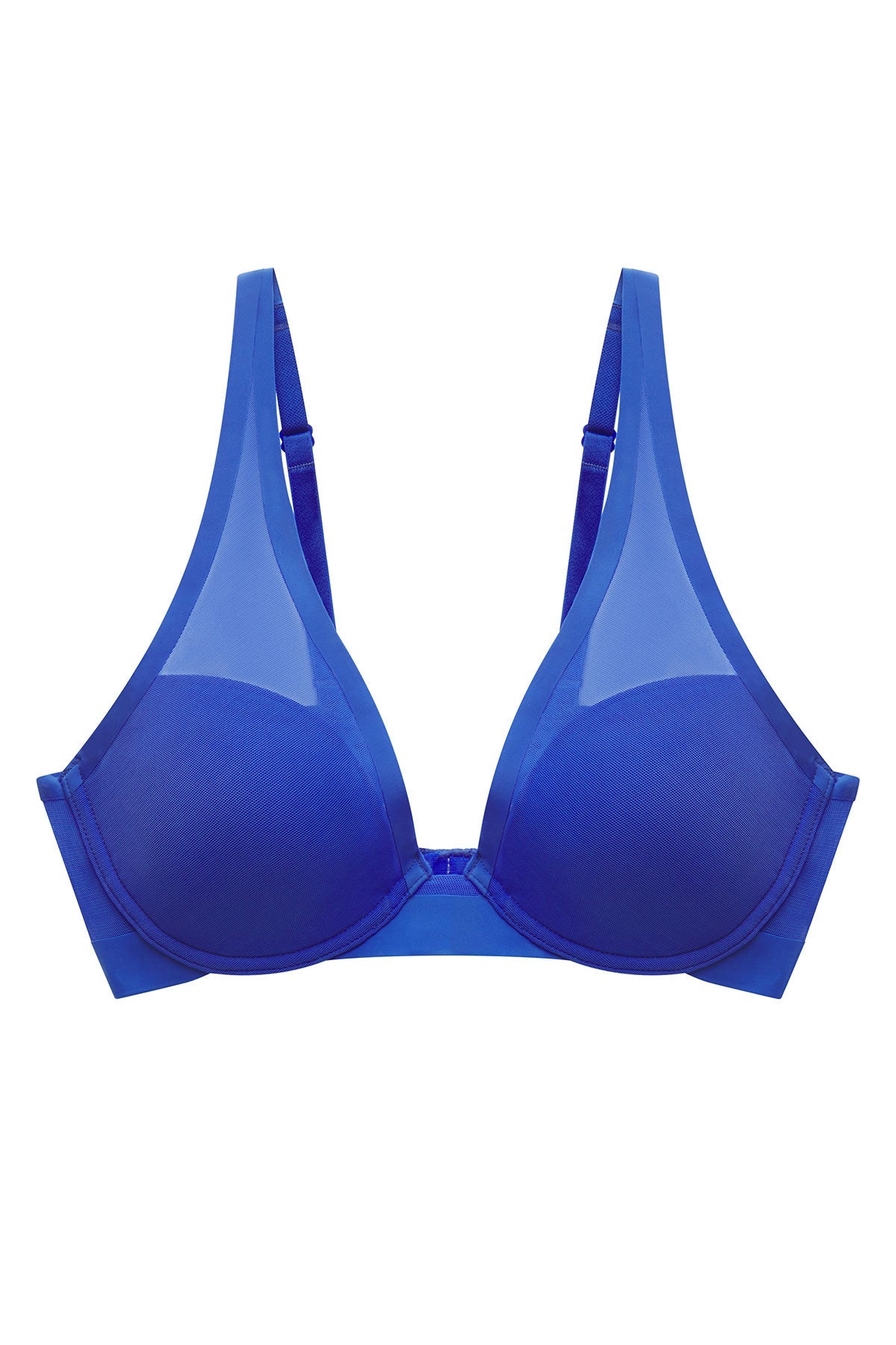 True Zen Plunge T-Shirt Bra Blue Flame Natori