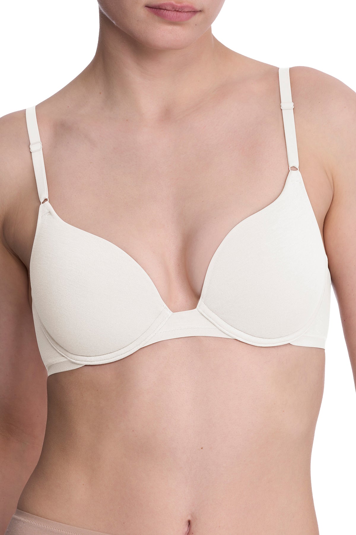 Bliss Cotton Convertible T-Shirt Bra White Natori
