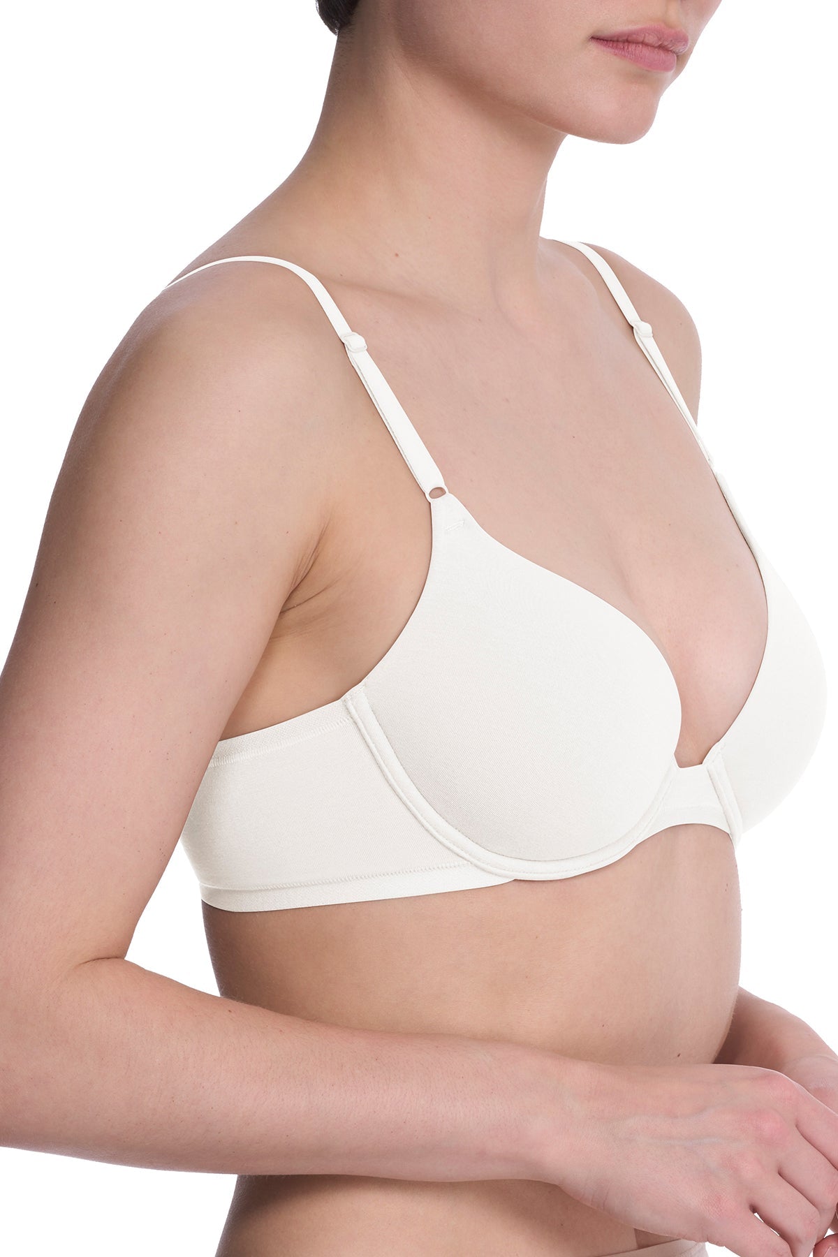 Bliss Cotton Convertible T-Shirt Bra White Natori