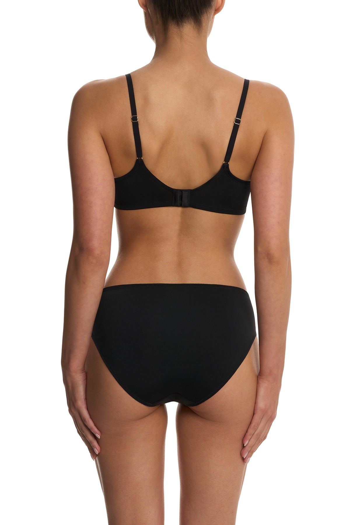 Peony Demi T-Shirt Bra Black/Café Natori