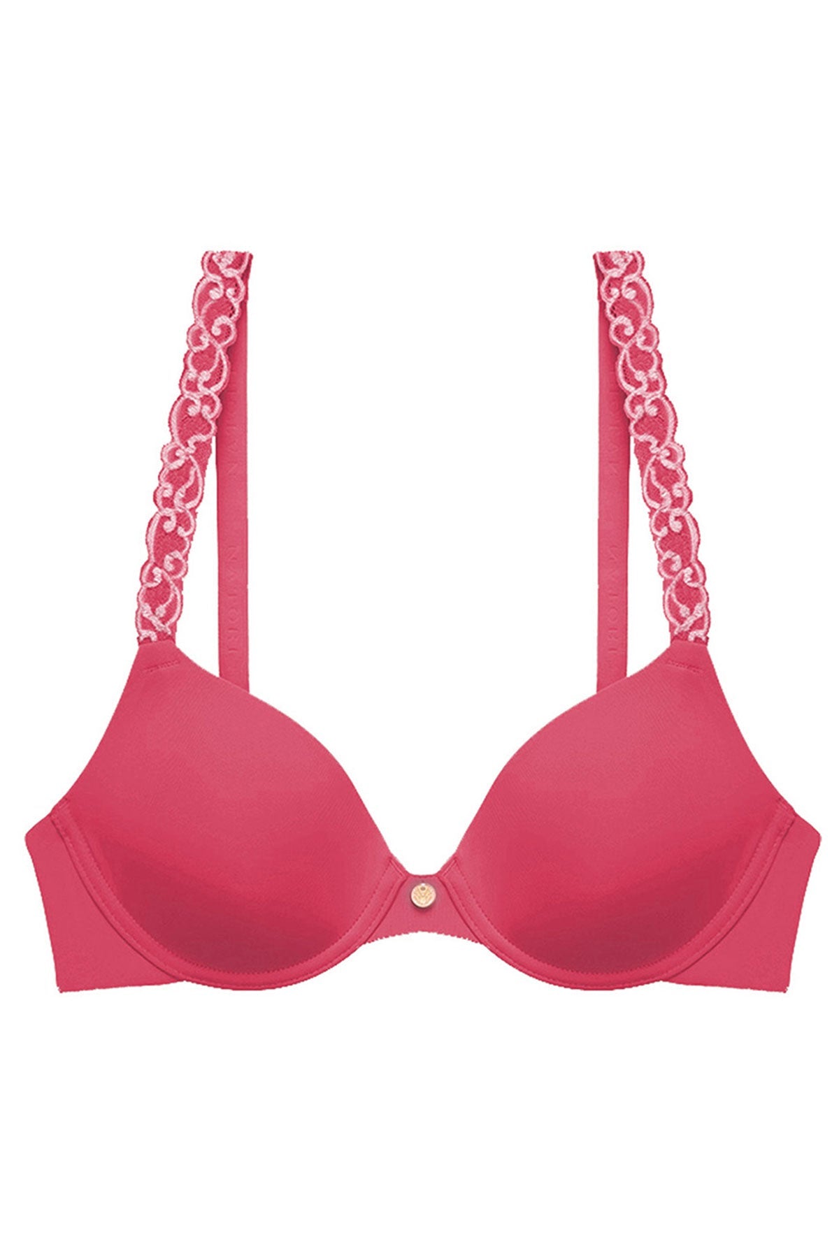 Pure Luxe Custom Coverage Contour Underwire Bra Vintage Cherry/Peach Blush Natori