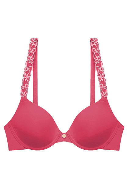 Pure Luxe Custom Coverage Contour Underwire Bra Vintage Cherry/Peach Blush Natori