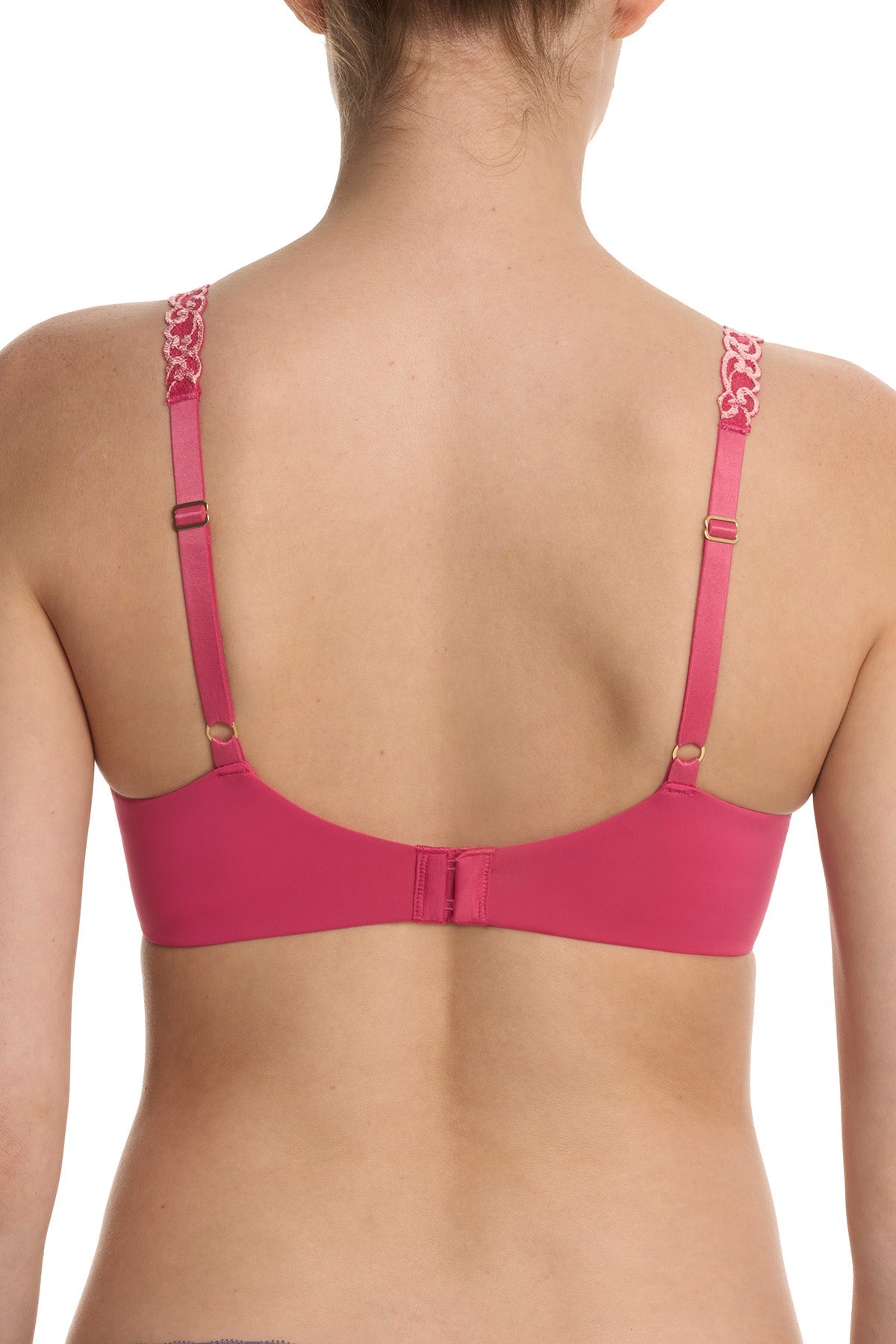 Pure Luxe Custom Coverage Contour Underwire Bra Vintage Cherry/Peach Blush Natori