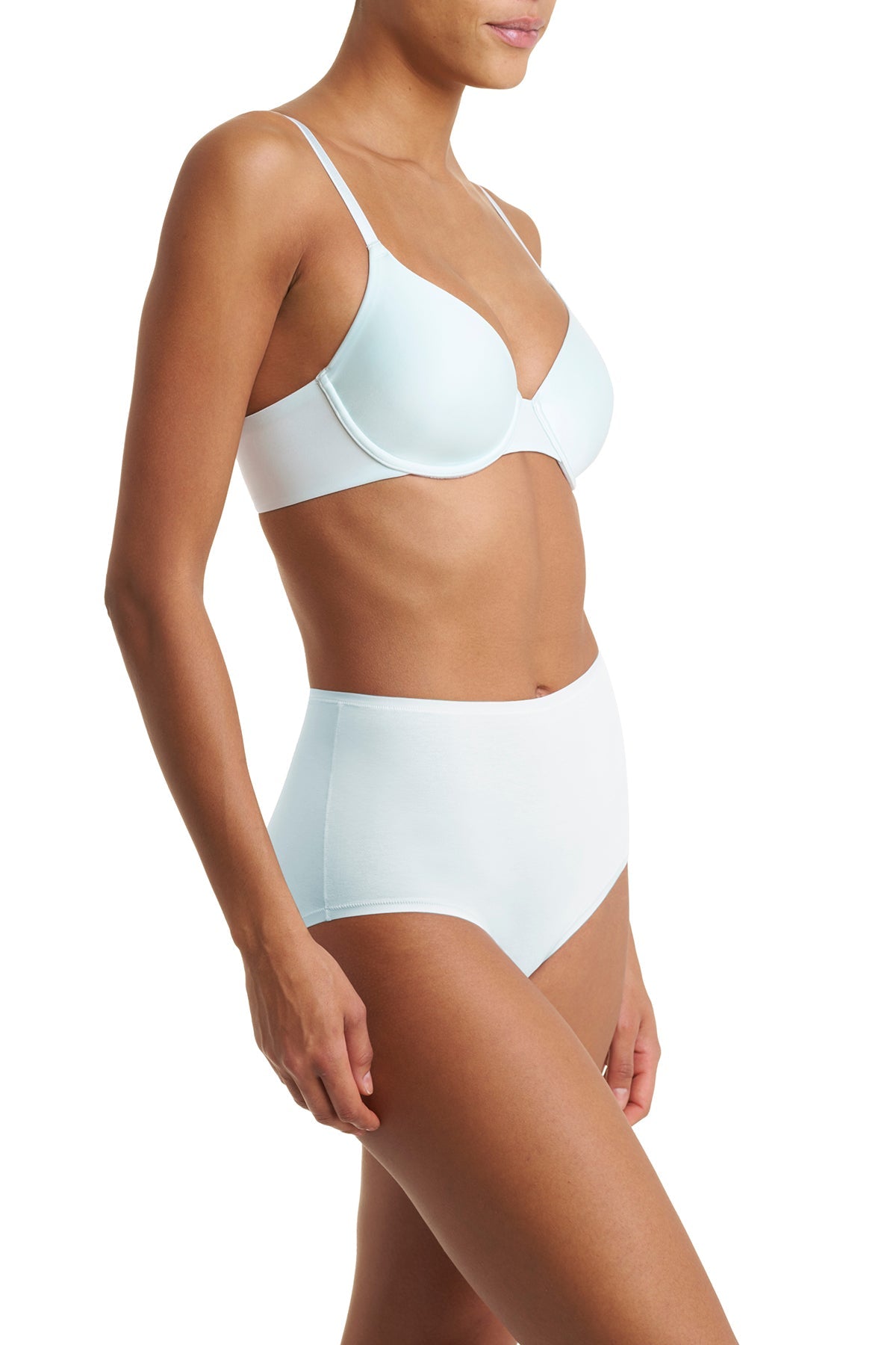 Natori EverFit Seamless Convertible T-Shirt Bra Sky Green Natori