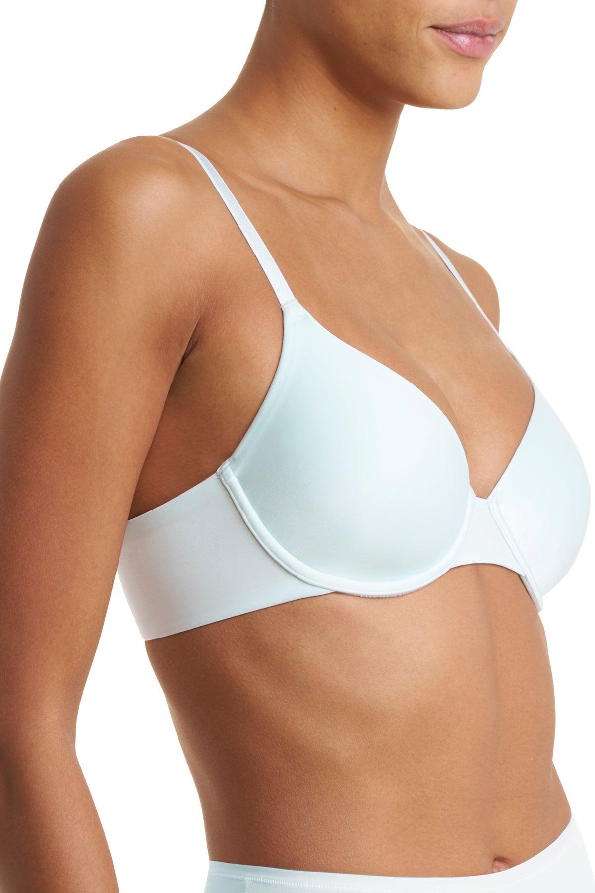 Natori EverFit Seamless Convertible T-Shirt Bra Sky Green Natori