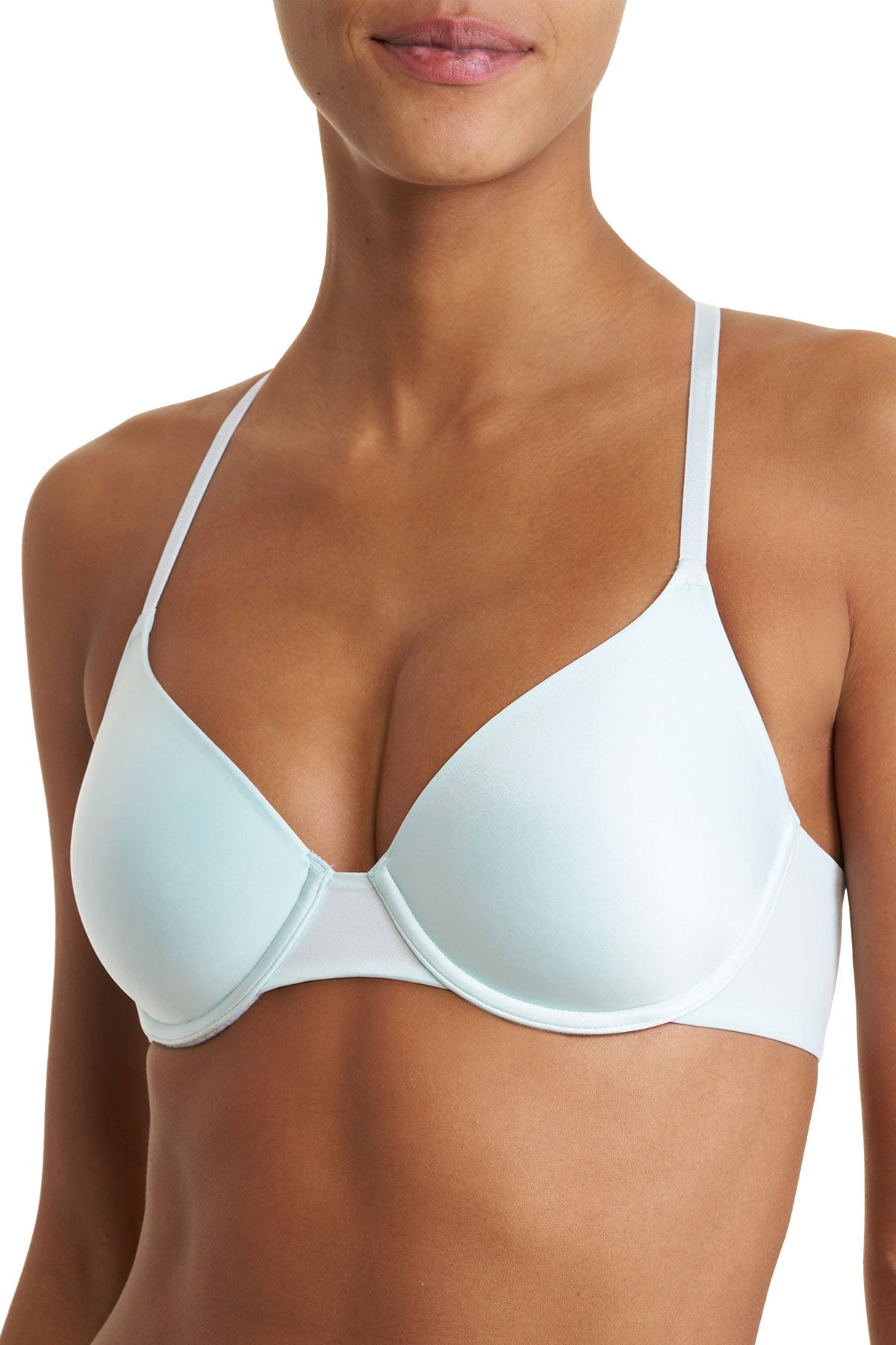 Natori EverFit Seamless Convertible T-Shirt Bra Sky Green Natori