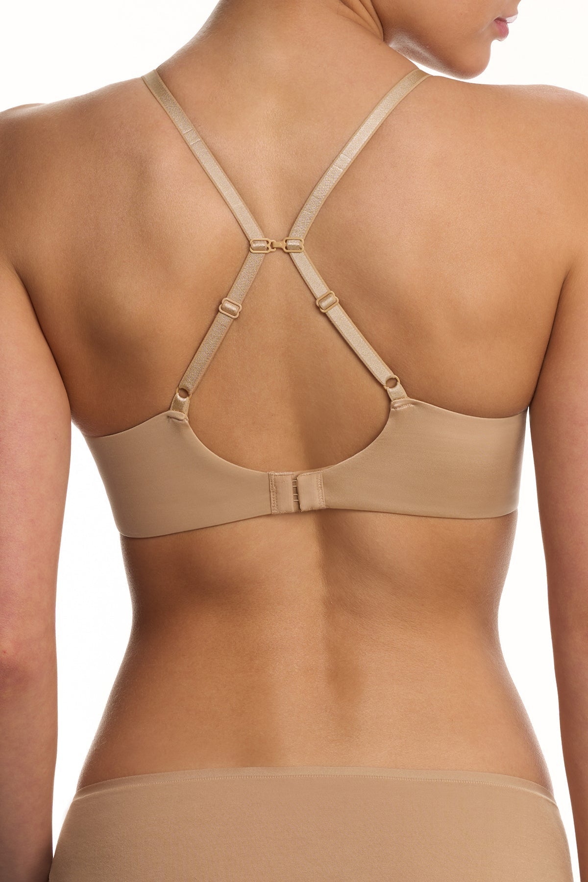 Natori EverFit Seamless Convertible T-Shirt Bra Café Natori