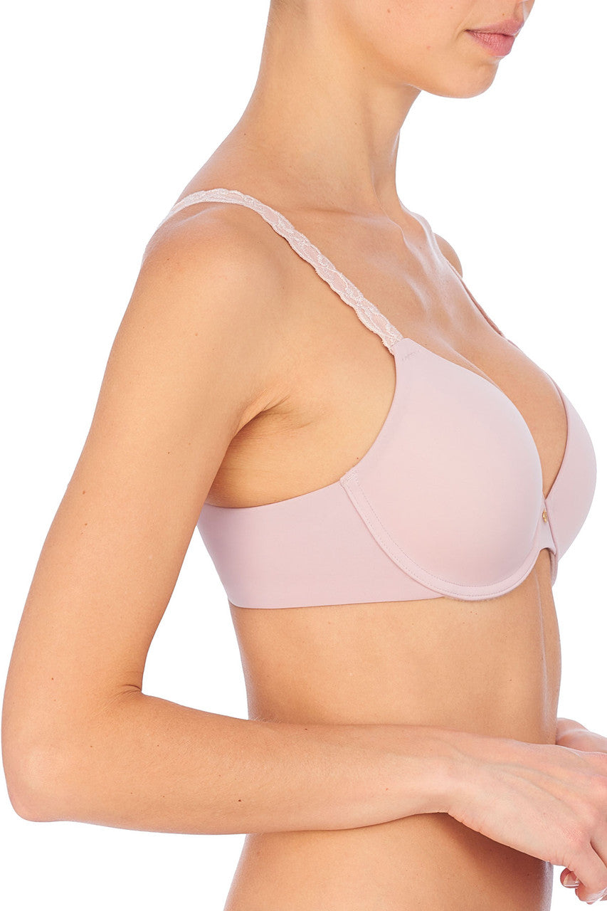 Pure Luxe Custom Coverage Contour Underwire Bra in Rose Beige/Pink Pearl Rose Beige/Pink Pearl Natori