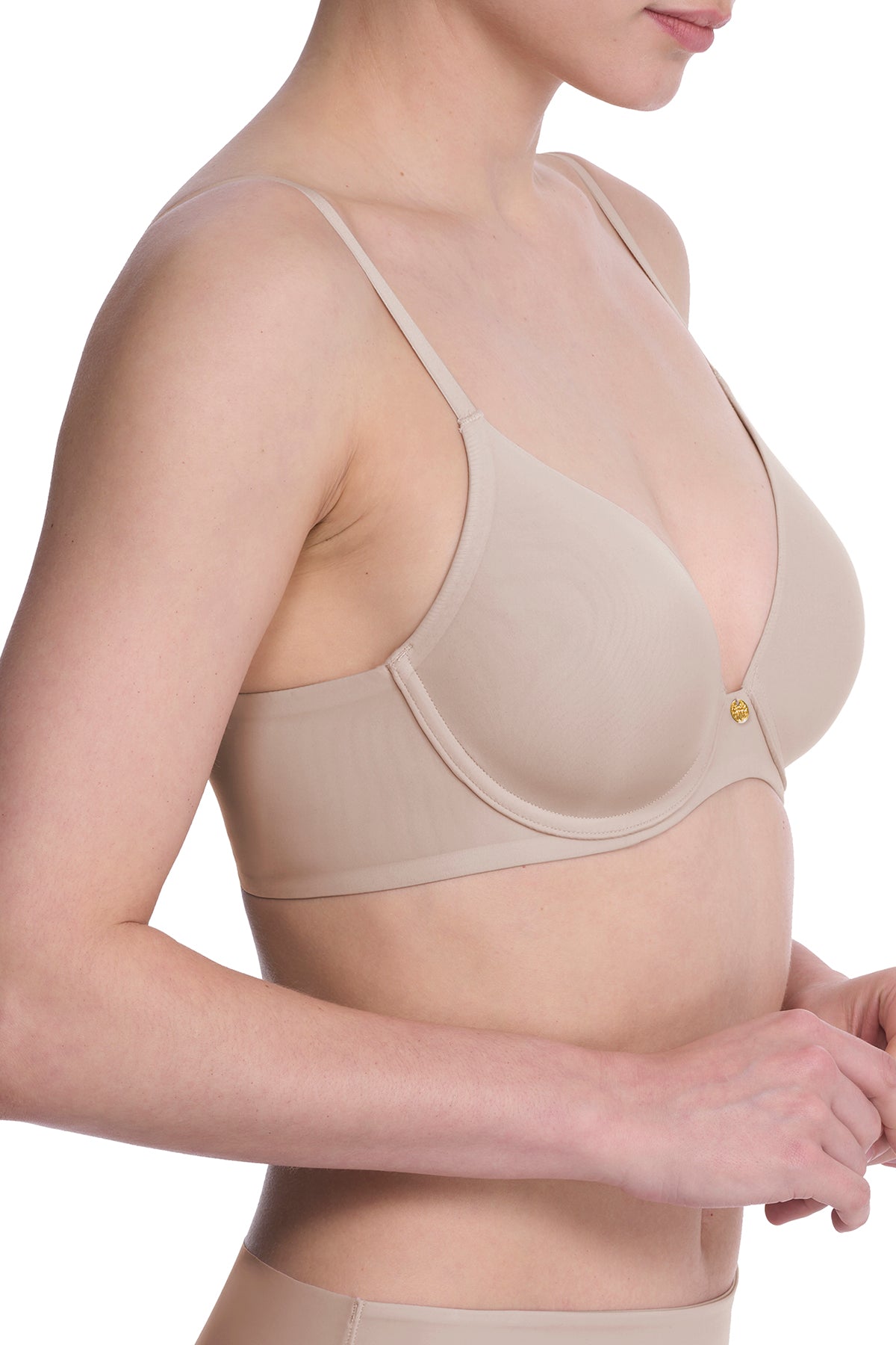 Cloud Comfort Back Smoothing T-Shirt Bra Lt. Mocha Natori