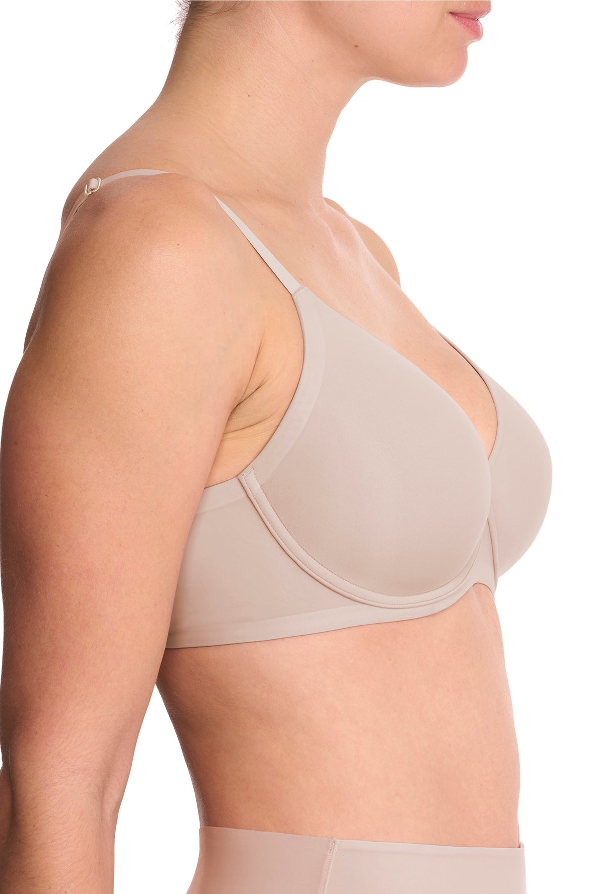 Cloud Comfort Back Smoothing T-Shirt Bra Lt. Mocha Natori