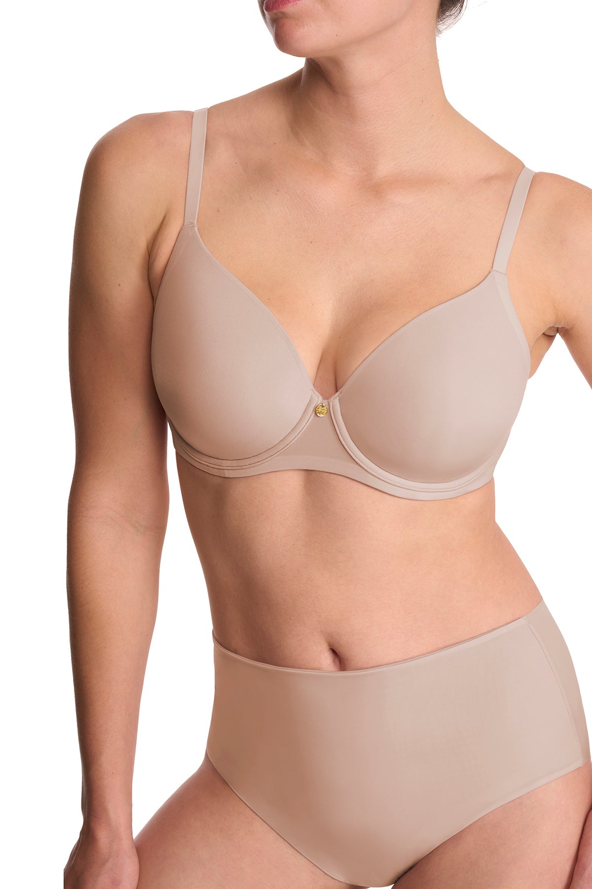 Cloud Comfort Back Smoothing T-Shirt Bra Lt. Mocha Natori