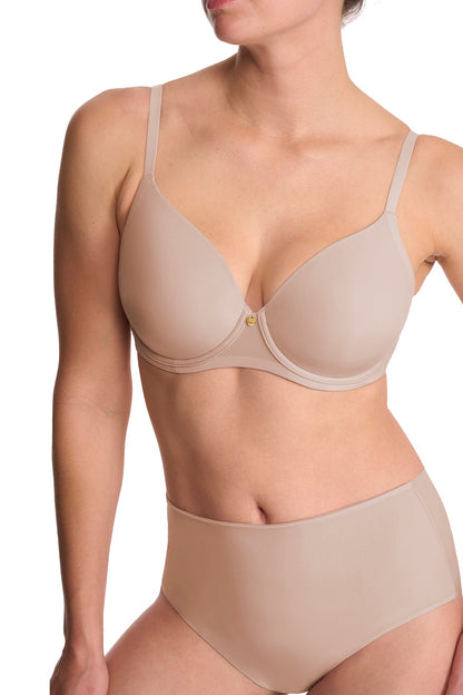 Cloud Comfort Back Smoothing T-Shirt Bra Lt. Mocha Natori