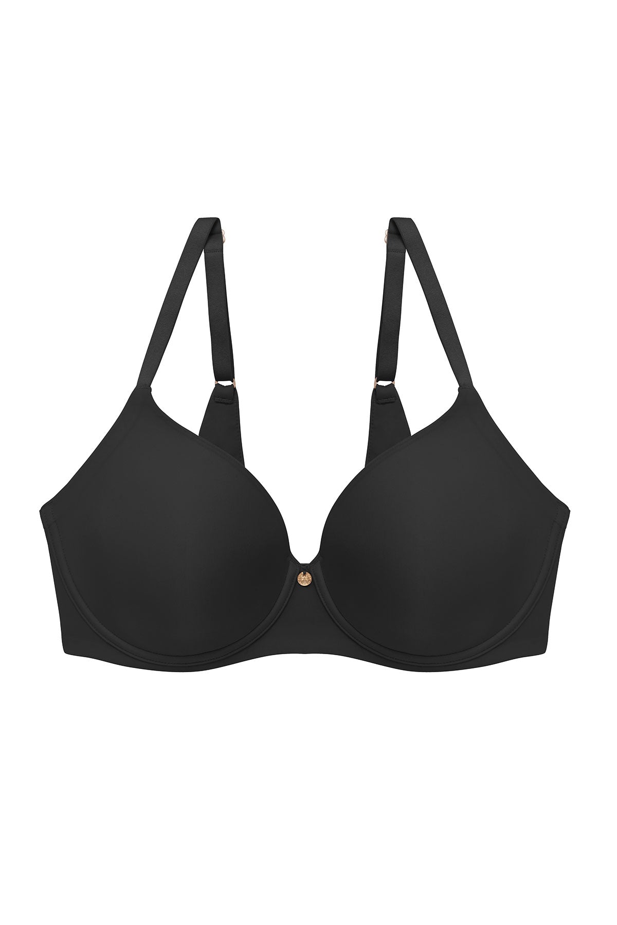 Cloud Comfort Back Smoothing T-Shirt Bra Black Natori